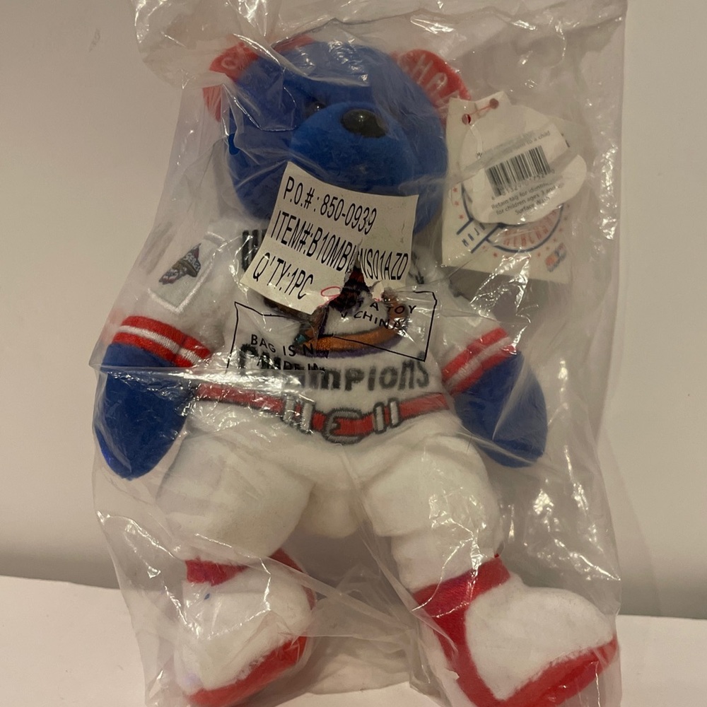 MLB 2001 World Series Champions Arizona Diamondbacks Beanie Bear Fast Free Ship